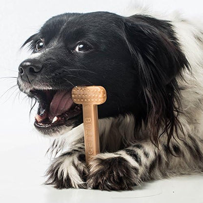 Bullibone Nylon Dog Chew Toy for Aggressive Chewers - Dental Hygiene Bone with Bacon Flavor, Durable Tough Chew Toys for Small Dogs, Indestructible Dog Bone - Single - Image 7