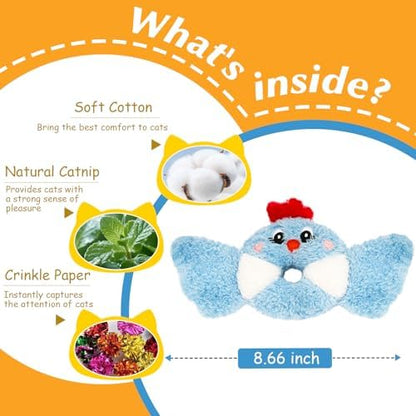 ETEKYER Cat Toys Bird, Catnip Toys for Indoor Cats, 3 Pack, 8.66 Inches - Image 5