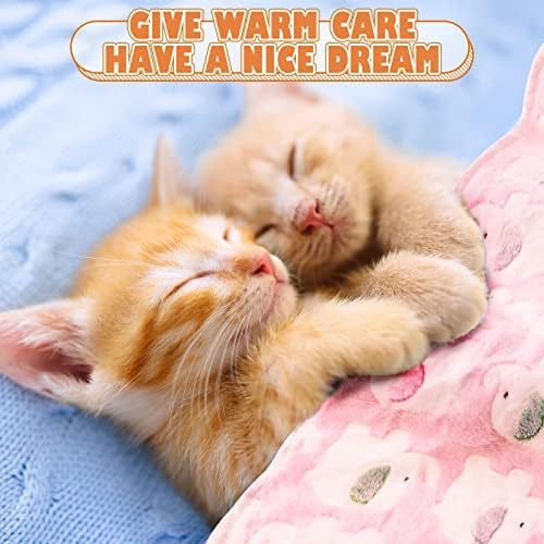 Chumia 18 Pcs Fleece Puppy Blanket for Dog Cat, 23 X 16 Inch, Sweet - Image 5