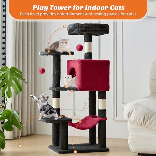 44 Inch Small Cat Tree Tower for Indoor Cats and Kittens - Image 5