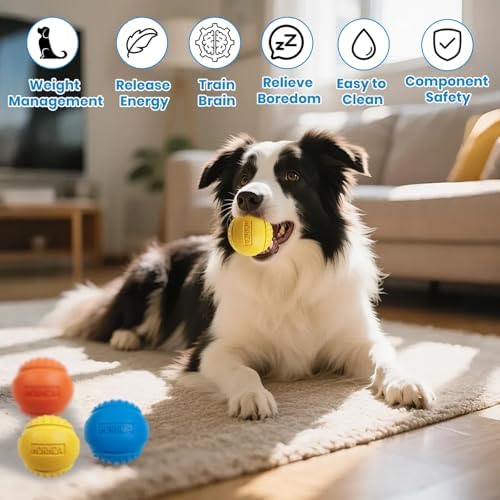 3 Pack Dog Balls, Size Medium for Dogs 20-60 lbs - Image 5