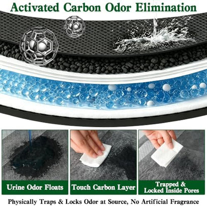 Charcoal Dog Pee Pads Extra Large 30“x36”, Holds 10 Cups 40ct - Image 3