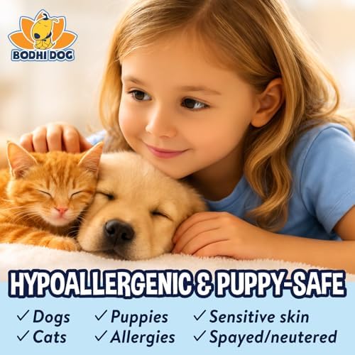 Bodhi Dog Waterless Shampoo - Natural Dry Shampoo for Dogs & Cats - Neutralizes Pet Odor - No Rinse Required - Made of Natural Extracts - Safe for Sensitive Skin - Oatmeal & Apple (8 Fl Oz) - Image 3