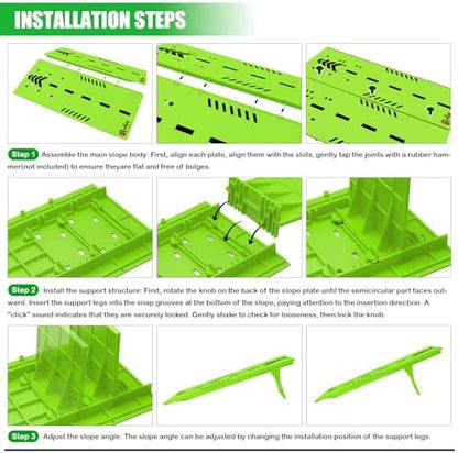 RC Car Ramp Foldable for Jumping 1/10 1/12 1/14 1/16 1/18 1/24 Scale RC Car - Image 6