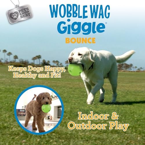 Wobble Wag Giggle Bounce Interactive Dog Toy- Sound Making Bouncing Ball for Dogs Ages Indoor & Outdoor Play, Soft & Durable with Easy Grip Design- Pets Know Best - Image 4