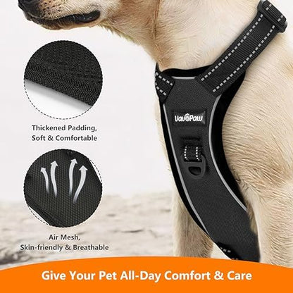 VavoPaw Dog Seat Belt Vest Harness for Car, 2 in 1 Seatbelt Buckle - Image 3