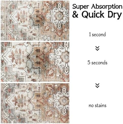 Pet Food Mats for Floor, Absorbent Dog Mat for Food and Water Dispenser Mat, Dog Food Mat Quick Dry Cat Food Mat Pet Supplies - Image 3