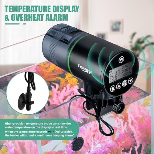 FREESEA Aquarium Automatic Fish Feeder: Programmable Dispenser - Image 2