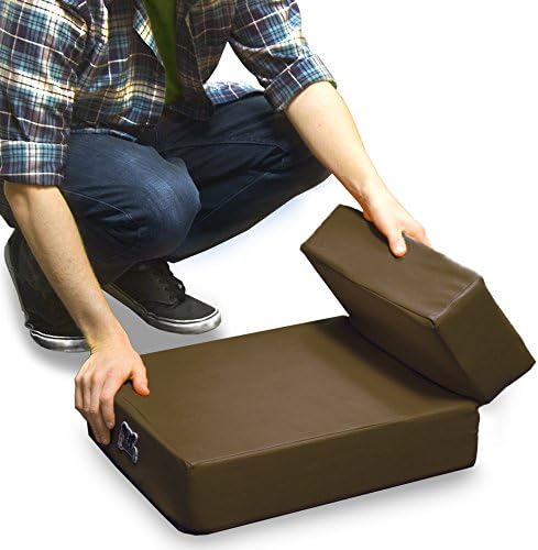 Weebo Pets Smooth Steps Folding Leather Pet Stairs (Brown) - Image 3