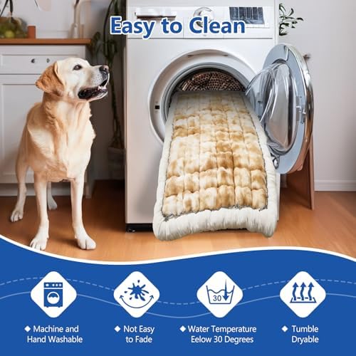 Thickened Dog Bed for Car Back Seat, Upgraded Bottom Non-Slip，Fits Hard Bottom car seat Cover for Dogs, Premium Mixed Color ，Dog Car Seat Cover - Image 5