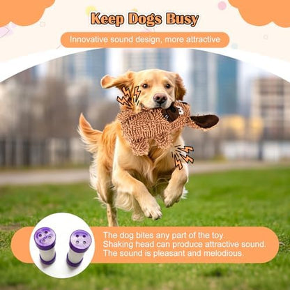 Dog Toys Puppy Toys Cute Squeaky Dog Toy, Shaking Squeaky - Stuffed Plush Animal to Keep Them Busy for Small Medium Large Dogs for Birthday Gift (Yellow Duck) - Image 6