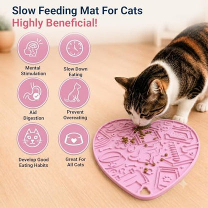 Interactive Cat Puzzle Feeder & Dog Enrichment Toy, Slow Feeder for Indoor Cats, Kittens, Puppies & Small Dogs, Treat Dispensing Food Puzzle to Encourage Foraging, Mental Stimulation & Reduce Boredom - Image 2