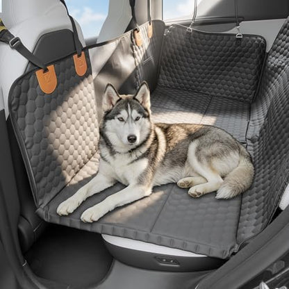 Back Seat Extender for Dogs, Hard Bottom Car Seat Cover for Dogs by HOME