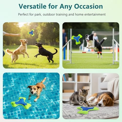 Water Floating Flyer, Dog Fetch Toy, Durable Training Flying Toys - Image 6