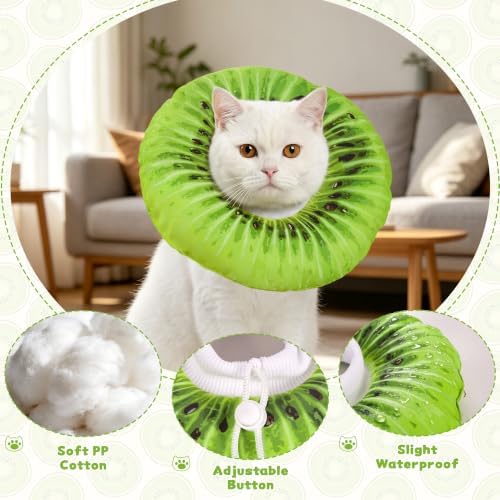 Soft Cat Cone, Medium Waterproof Cat Recovery Collar - Image 3