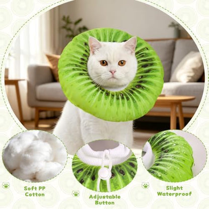 Soft Cat Cone, Medium Waterproof Cat Recovery Collar - Image 3