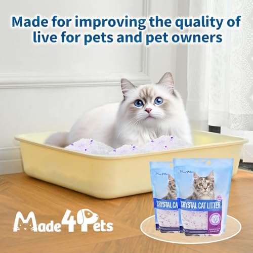 Made4Pets Cat Litter Crystals,Non Clumping Litter 17.2 lbs(4 x 4.3lb Packs) - Image 7