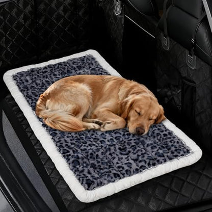 Backseat Dog Bed Mat for Car, Non-Slip Scratch-Resistant Dog Car Seat Cover, Soft Thick Pet Travel Cushion, Washable Back Seat Protector Blanket for Cars SUVs Trucks, 53 x 24 Inches by Unknown