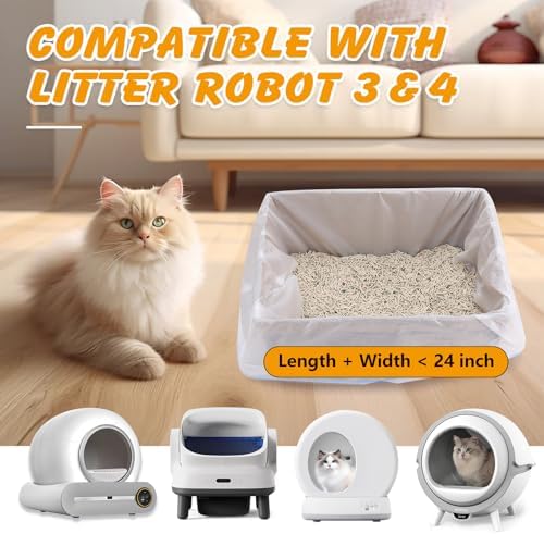 120 Cat Litter Bags Compatible with Litter Robot 3/4/5 - Image 2