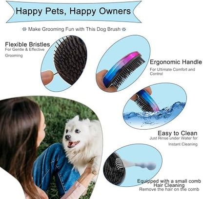 Gentle Grooming Puppy Brush with Gift Box (Gradient Color) - Image 4