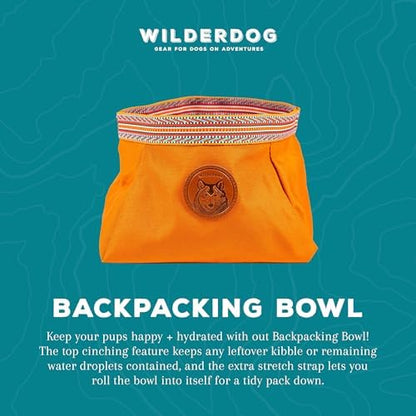 Wilderdog Backpacking Bowl - Holds Food & Water Up to 64oz - Sienna - Image 3