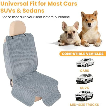 Dog Car Seat Cover, Waterproof Non-Slip Pet Mat, Bluegrey Front Seat - Image 2