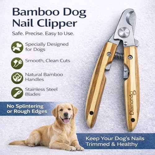 Diamondg Dog Nail Clippers for Big Dogs - Heavy Duty Stainless Steel Blades - Image 2
