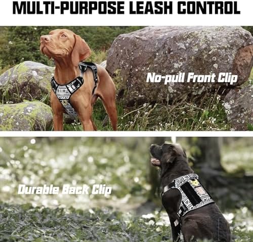 AUROTH Dog Harness for Small Medium Dogs, Tactical No Pull Dog Vest - Image 5