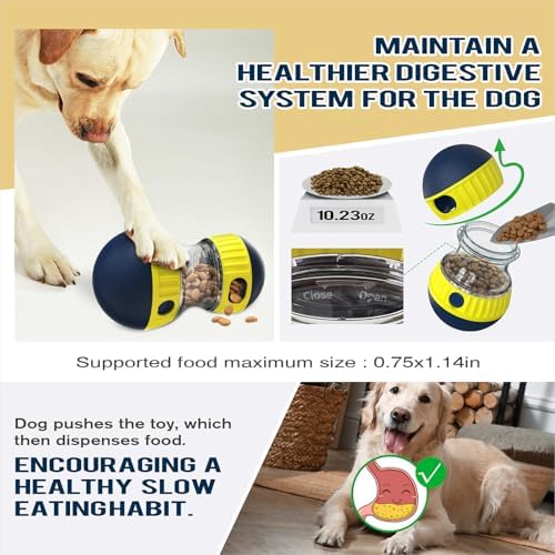 TLKNG Dog Enrichment Toy, Treat Dispenser Ball for Medium/Large Dogs - Image 4