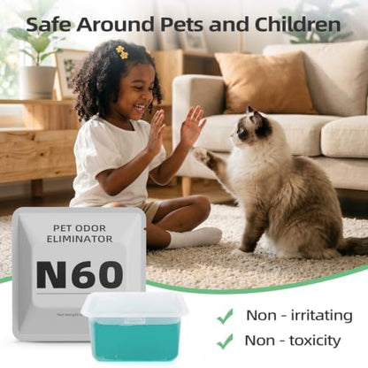 6 pack N60 Odor Eliminator, deodorizer control cat litter box - Image 6