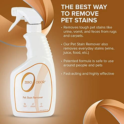 Zero Odor Pet Stain Remover & Odor Eliminator Spray for Carpet, 16 oz - Image 6