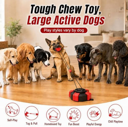Interactive Suction Cup Toys for Large Dogs with Extended Rope, Dog Tug of War for Aggressive Chewers, Durable Stimulation Toys to Keep Them Entertained - Image 7