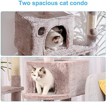 Hey-brother Cat Tree Tower with Sisal Scratching Posts, Big Condo, MPJ020MU - Image 5