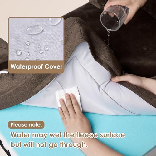 EHEYCIGA Orthopedic Small Dog Bed, Waterproof Memory Foam Washable Pet Beds - Image 3
