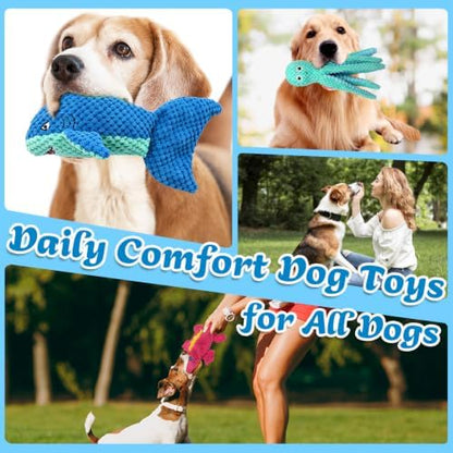 MRSOHRET Dog Squeak Toys for Aggressive Chewers, Crinkle Puppy Chew Toys - Image 6