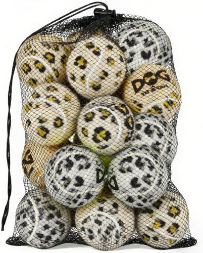 INSUM Squeaky Tennis Balls for Dogs, 2.5 Inch, 20 Pack Squeaky Dog Balls by INSUM