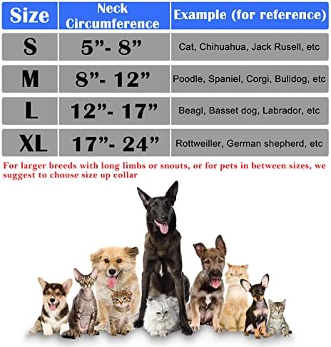 Inflatable Dog Cone Collar for After Surgery, Soft Adjustable Blow up Donut E-Collar for Small Medium Large Dog and Cats - Image 5