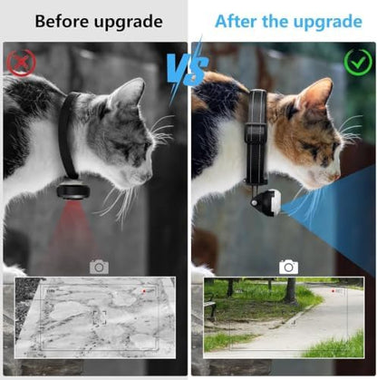 HD 1080P Cat POV Camera Collar with Video Record, Mini Small Sports Video Cameras, Body Cam Outdoor/Inoor No WiFi, Unique Pet Supplies Gift for pet Owners, Dog Moms, cat dads, Ideal Gift - Image 3