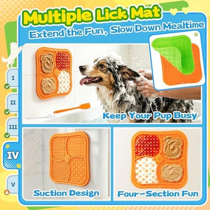Forfon Upgraded Dog Enrichment Toy Set with Slow Feeder Bowl & Puzzle Toy - Image 5