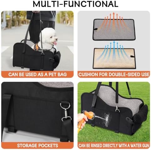 TKYZ Center Console Dog Car Seat for Small Dogs,for Car/SUV/Small Truck - Image 5