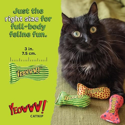 Yeowww Stinkies Catnip Toy, Stripes - Image 6