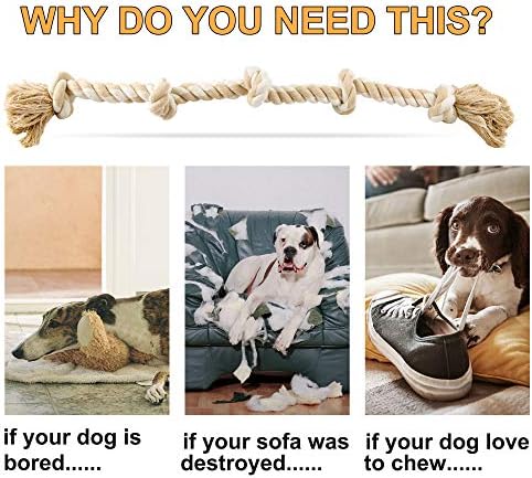 Fida Dog Rope Toys for Aggressive Chewers, Chew Toys for Large Medium Dogs - Image 6