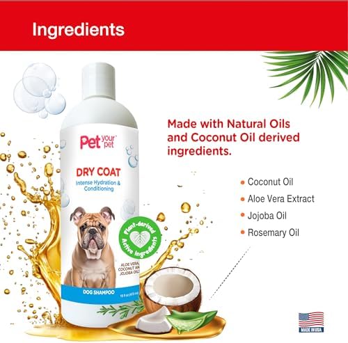Natural Dog Shampoo for Dry Coats, 16 Fl Oz - Image 5