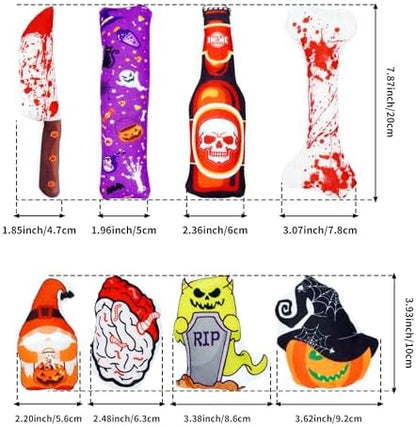 Halloween Cat Catnip Toys for Indoor Cats with Crinkle 8 Pack - Image 2