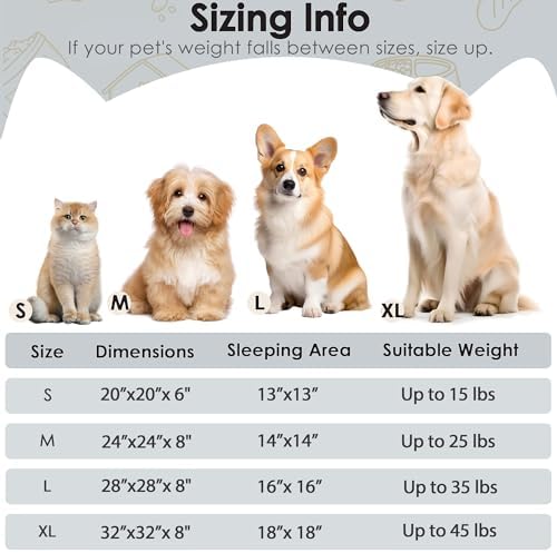 28in Large Dog Bed, Calming Donut Bed for Puppy and Kitten (Light Grey) - Image 2