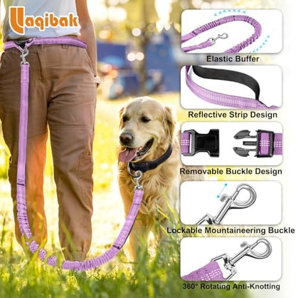 Laqibak Hands Free Dog Leash,Adjustable Waist Leash for Dog,4.2-6.7 Feet - Image 6