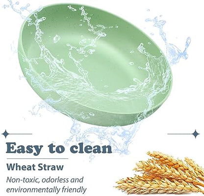 Tioncy 24 Pcs Cat Food Bowl 5.5'' Fatigue Relief Shallow Cat Food Dish Wide and Small Pet Wet Plate Wide Stray Wet Feeding Bowl for Ferrets Feral Short Legged Kitten, Wheat Straw(Four Color,Classic) - Image 3
