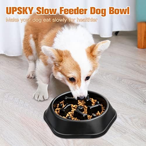UPSKY Slow Feeder Dog Bowl Anti-Chocking Slower Feeding Pet Puzzle Bowls - Image 6