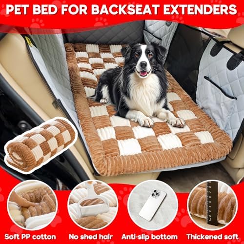 Dog Car Bed Mat Non-Slip Backseat Extender Dog Bed 50" x24.6" - Image 4