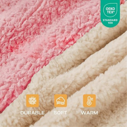 Luciphia Ultra Soft Sherpa Fleece Dog Puppy Cat Blanket for Small Pets - Image 2